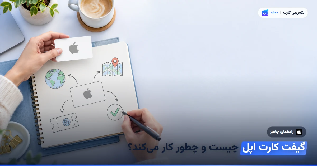 همهچیز دربارهی گیفت کارت اپل — نقشهی راهنما روی میز
