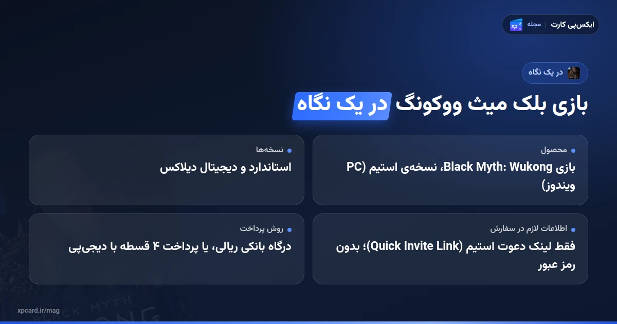 خرید بازی بلک میث ووکونگ در یک نگاه