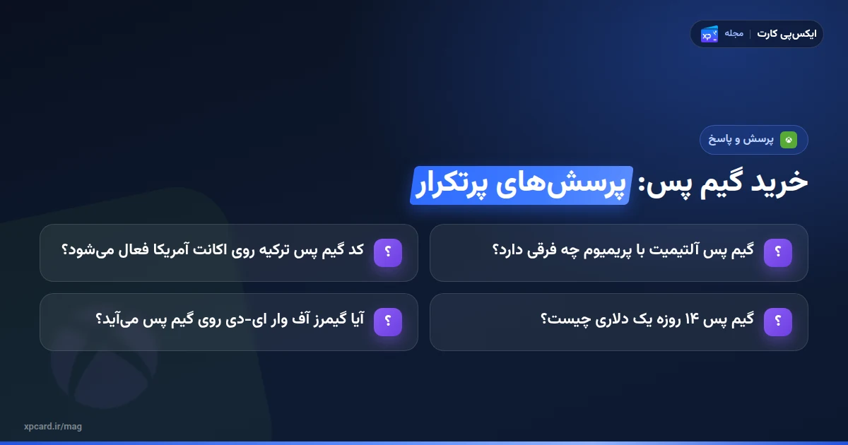 پرسشهای پرتکرار دربارهی خرید گیم پس آلتیمیت، پریمیوم و PC