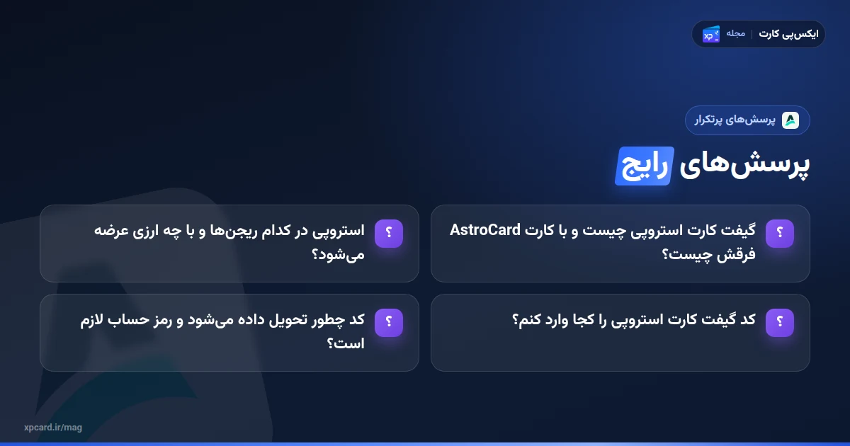 پرسشهای رایج درباره گیفت کارت استروپی