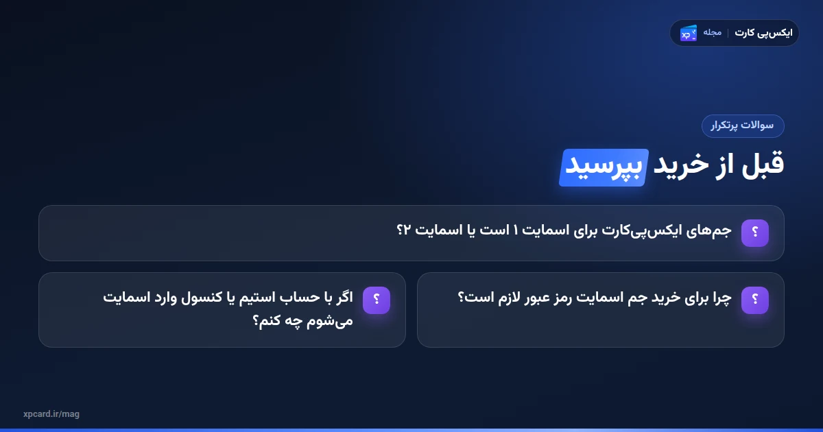 پرسشهای پرتکرار دربارهی خرید جم اسمایت