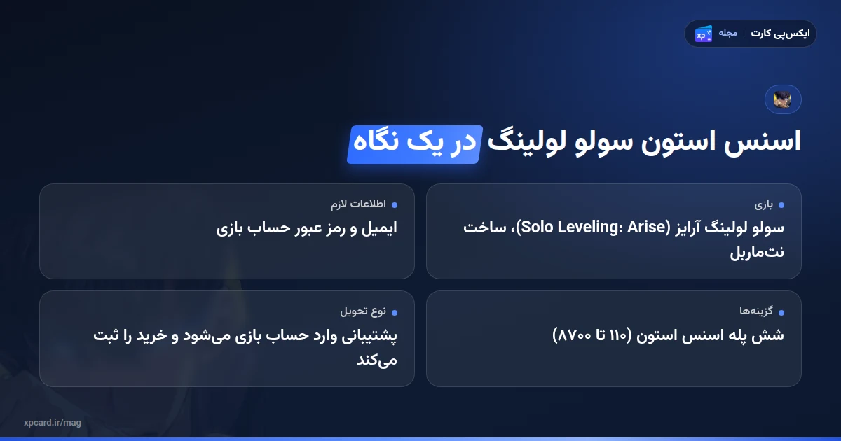 خلاصه نکات خرید اسنس استون سولو لولینگ: اطلاعات لازم، گروه بسته‌ها و روش پرداخت